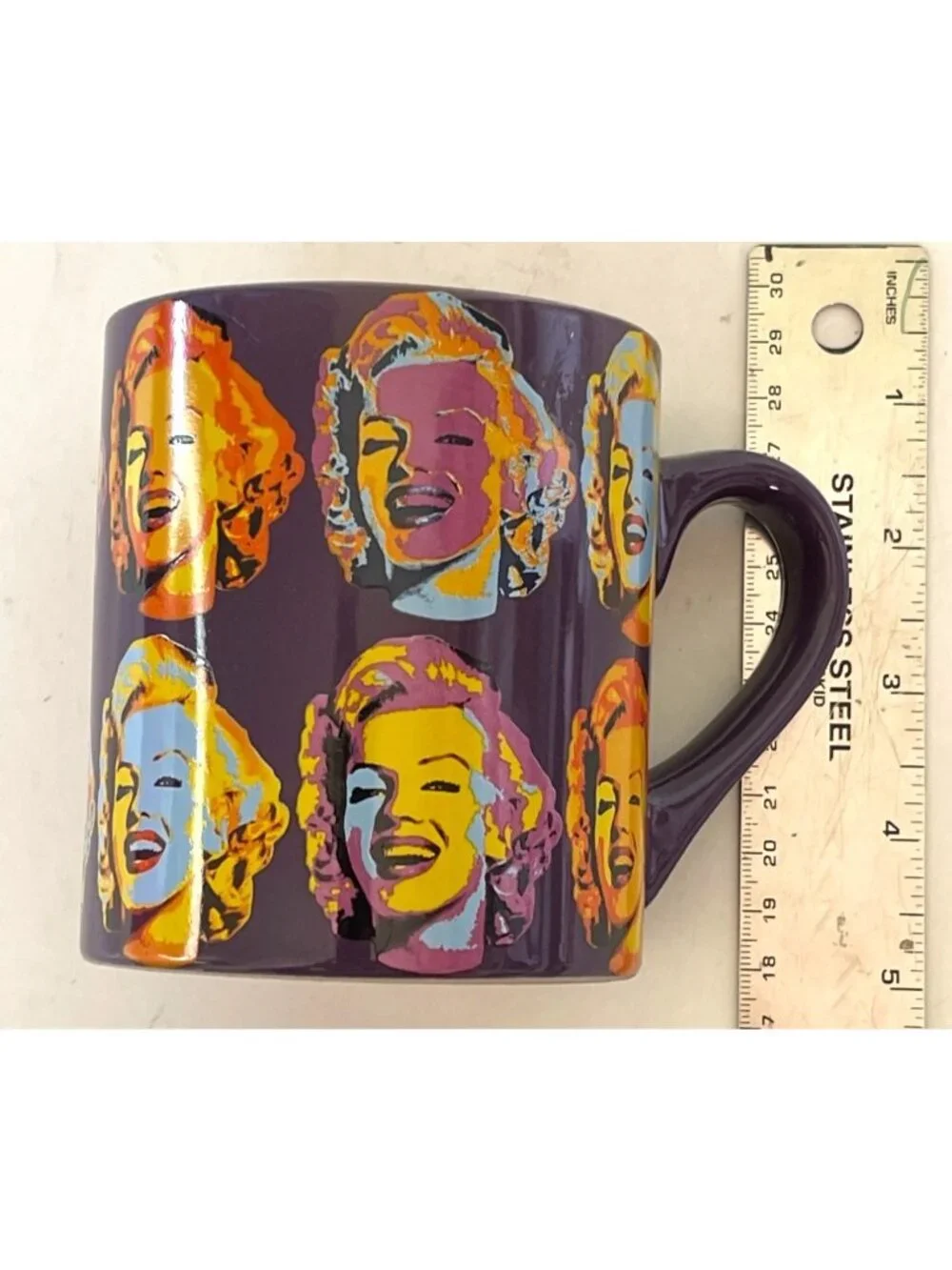 Marilyn Monroe Radio Days Mug Vintage Andy Worhol Style Pop Art 4